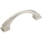 Jeffrey Alexander 96 mm Center-to-Center Polished Nickel Arched Roman Cabinet Pull 944-96NI - alternate 1